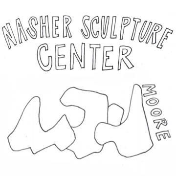 Drawing of a sculpture by Henry Moore with the words Nasher Sculpture Center. Drawing of a sculpture by Henry Moore with the words Nasher Sculpture Center.