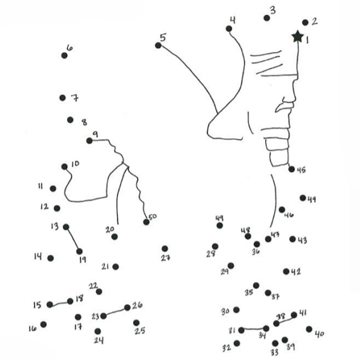 image of a connect the dots drawing image of a connect the dots drawing