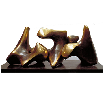 Working model for Three Piece No. 3 by Henry Moore Working model for Three Piece No. 3 by Henry Moore