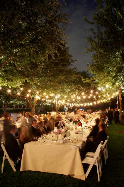 Garden Wedding Receptions Gallery Decoration Ideas Private Events Wedding Receptions Social Garden Dinner Under Le Lights During The Tomasi Hill